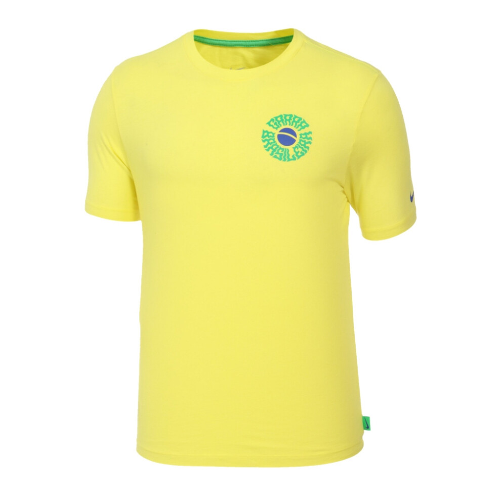 (XL) 2022-2023 Brazil Voice World Cup Tee (Yellow)