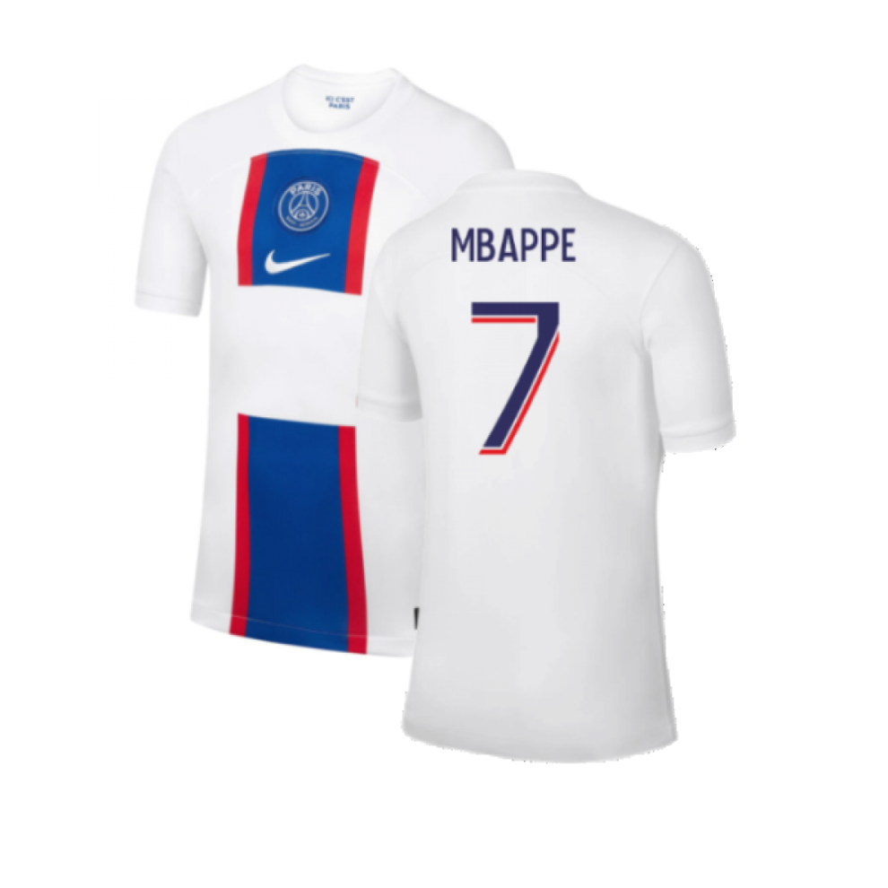 Nike (Sb) 2022-2023 Psg Third Shirt (Kids) (Mbappe 7)