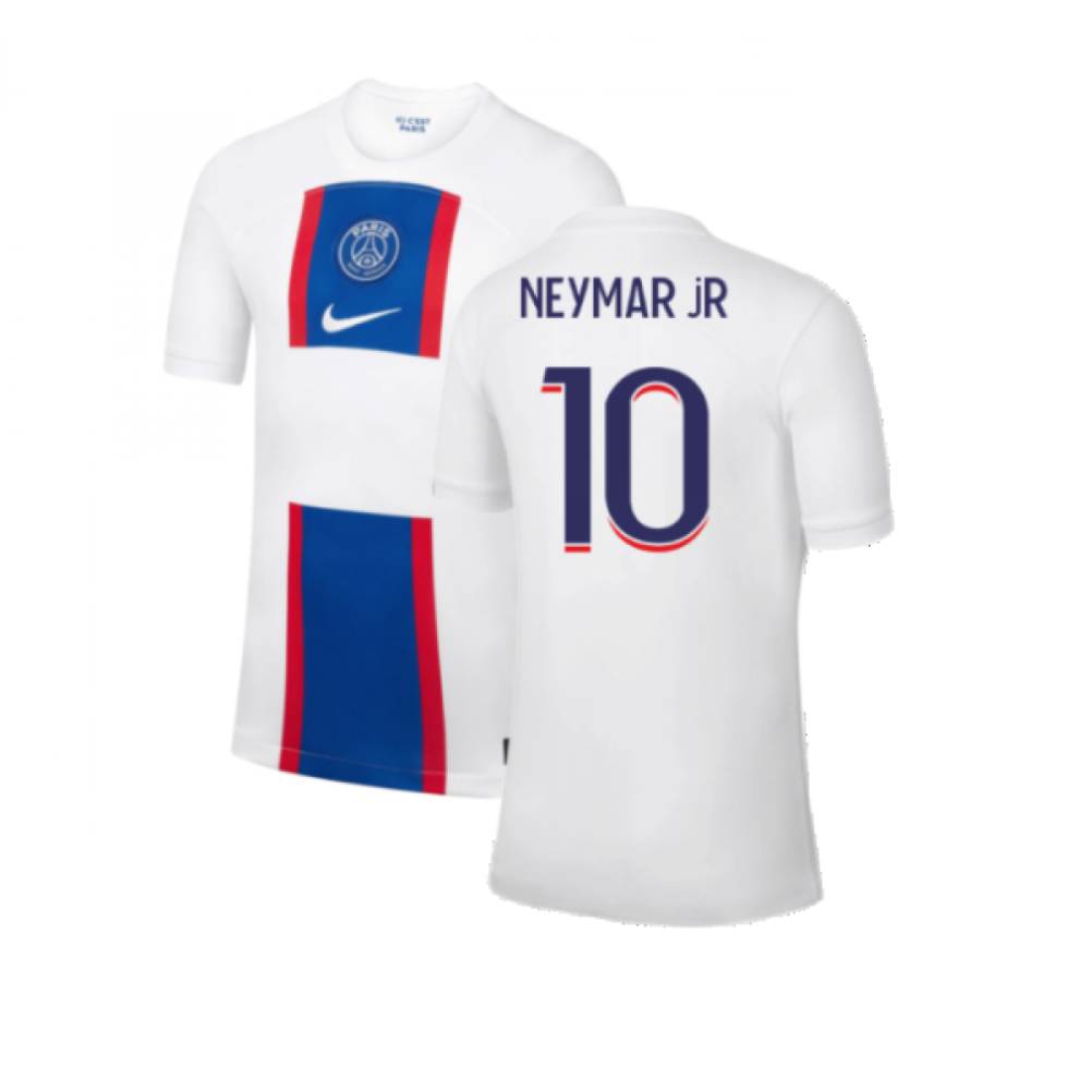 Nike (Mb) 2022-2023 Psg Third Shirt (Kids) (Neymar Jr 10)