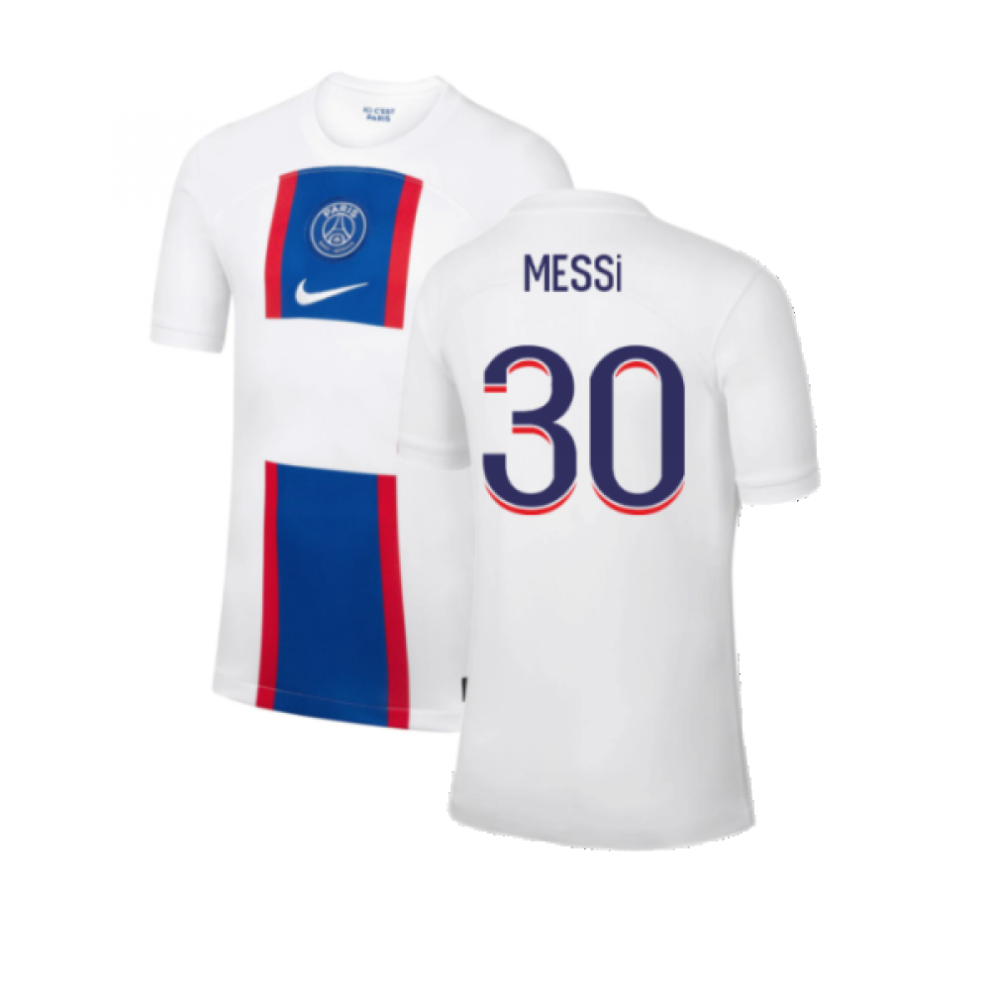 Nike (Sb) 2022-2023 Psg Third Shirt (Kids) (Messi 30)
