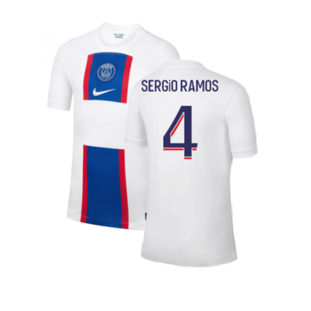 (MB) 2022-2023 PSG Third Shirt (Kids) (SERGIO RAMOS 4)