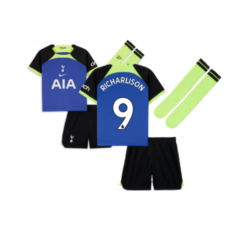 (SB) 2022-2023 Tottenham Away Mini Kit (RICHARLISON 9)