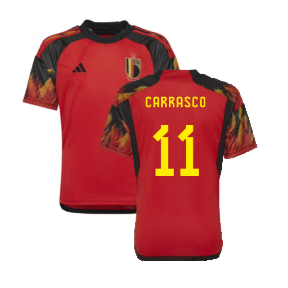 (MB) 2022-2023 Belgium Home Shirt (Kids) (Carrasco 11)