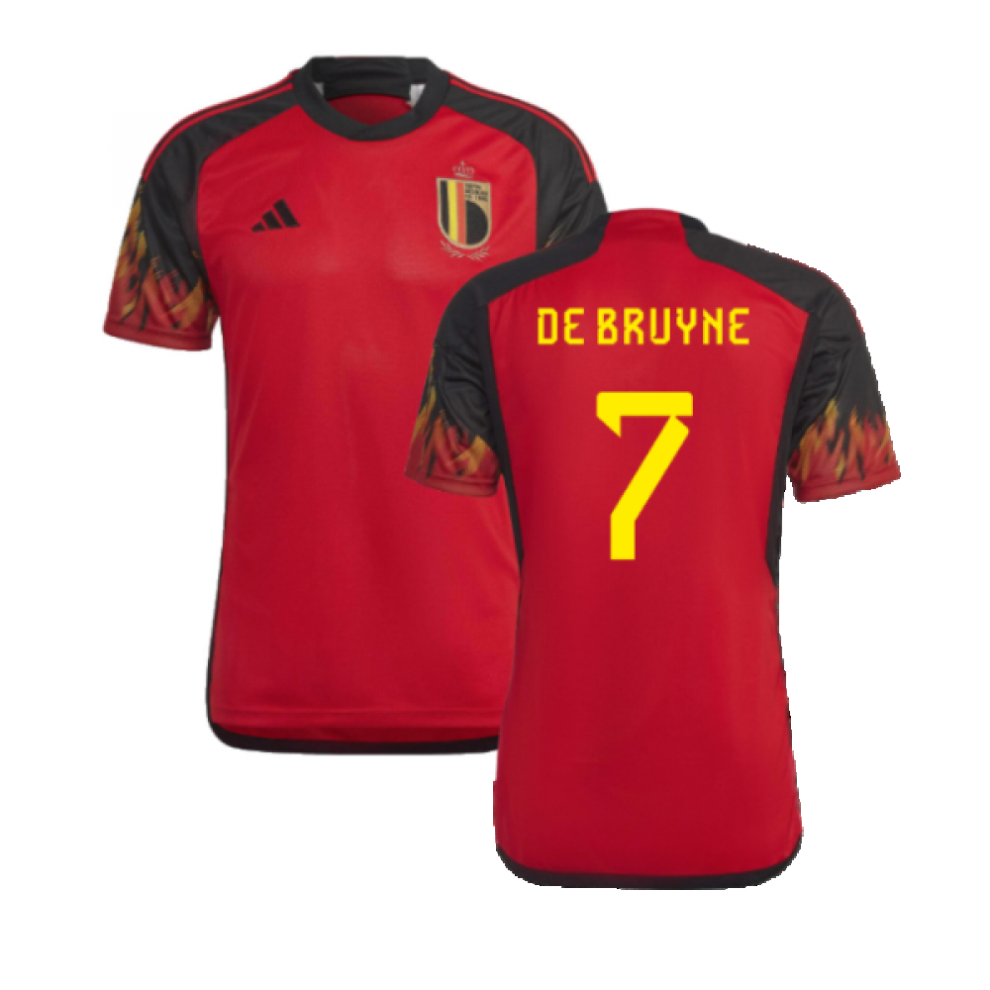 (XS) 2022-2023 Belgium Home Shirt (De Bruyne 7)