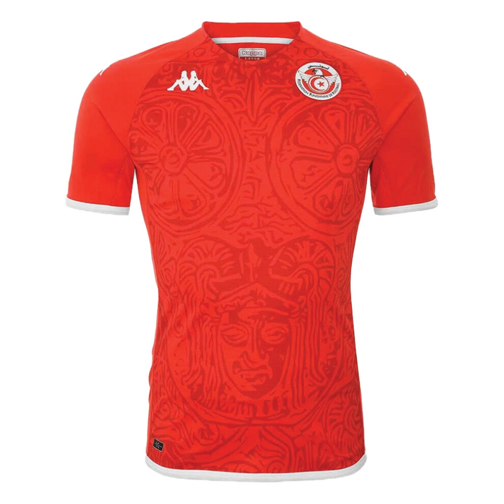 (XL) 2022-2023 Tunisia Home Shirt