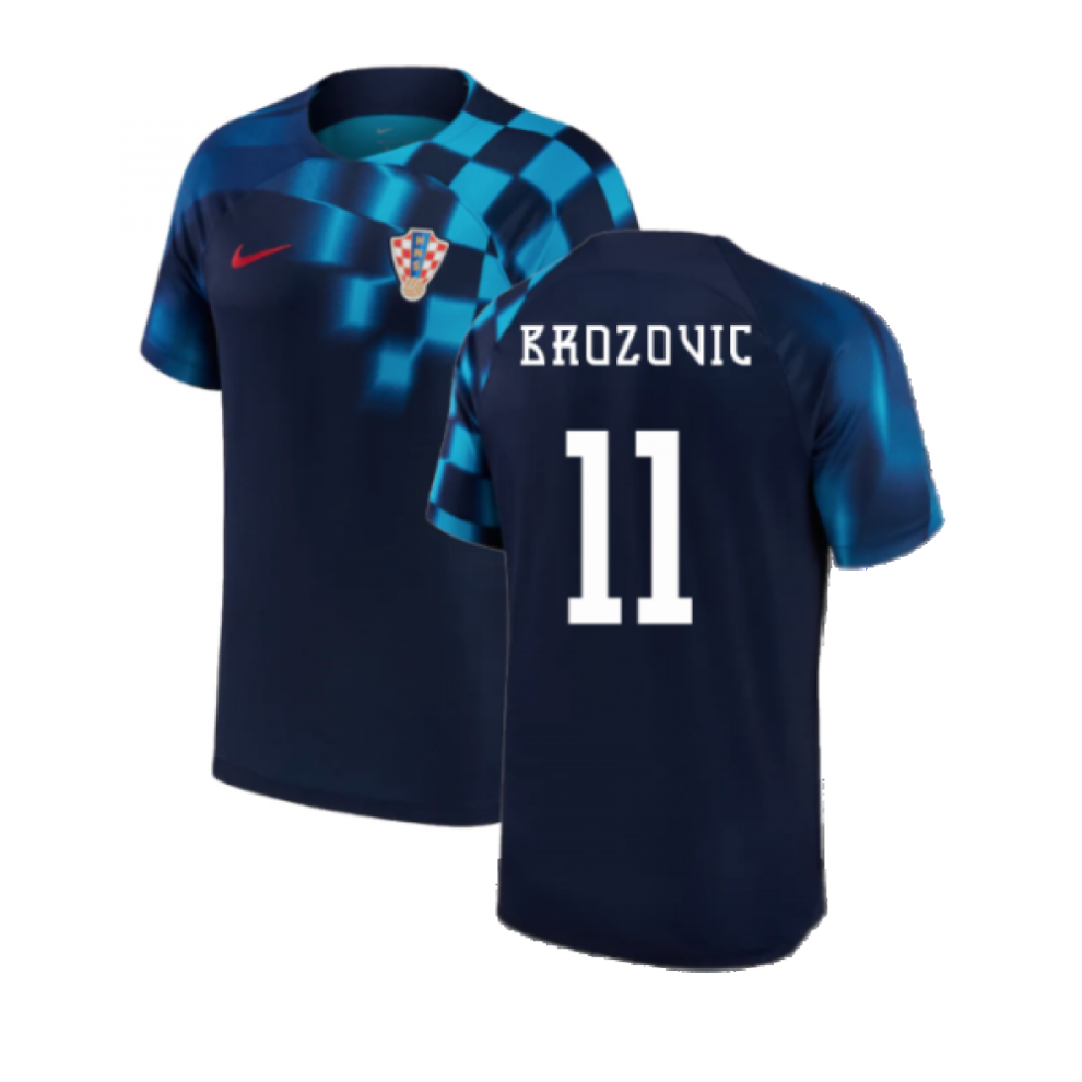 (S) 2022-2023 Croatia Away Shirt (Brozovic 11)