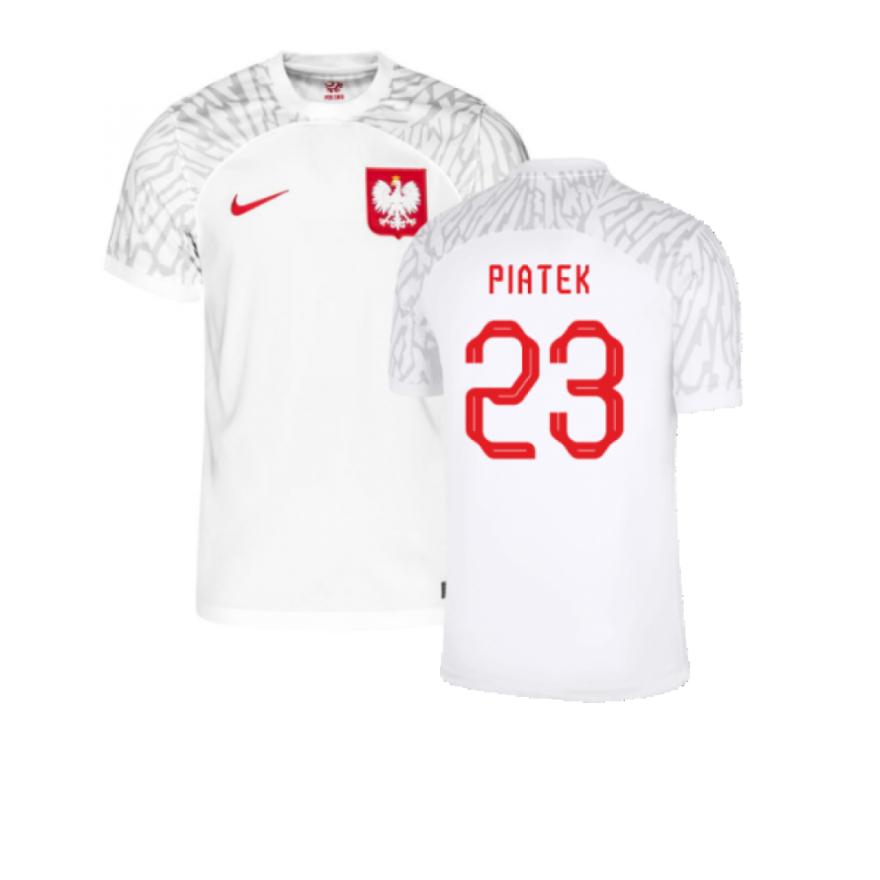 (XXL) 2022-2023 Poland Home Shirt (Piatek 23)