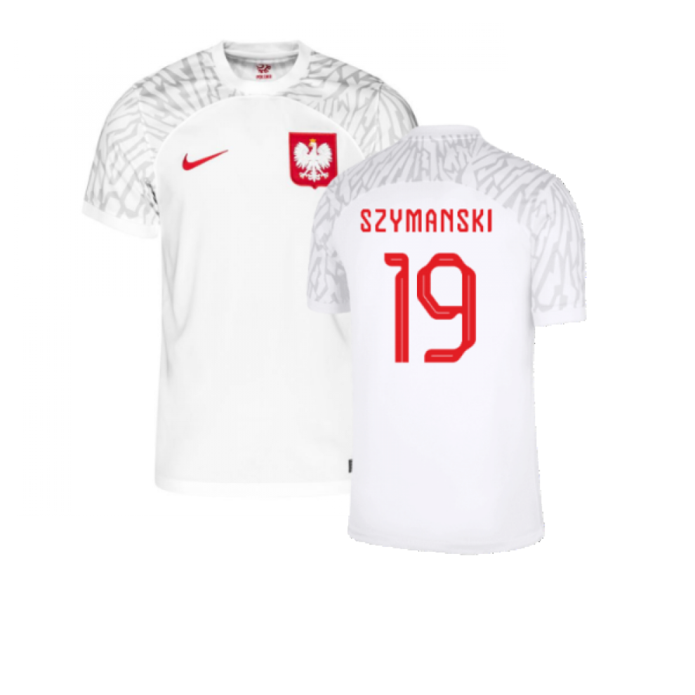 (XXL) 2022-2023 Poland Home Shirt (Szymanski 19)