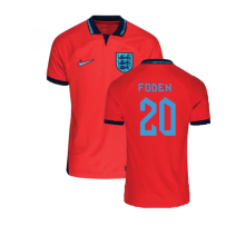 (SB) 2022-2023 England Away Shirt (Kids) (Foden 20)