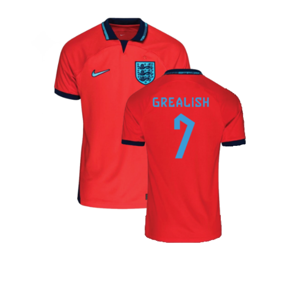 Nike (Sb) 2022-2023 England Away Shirt (Kids) (Grealish 7)
