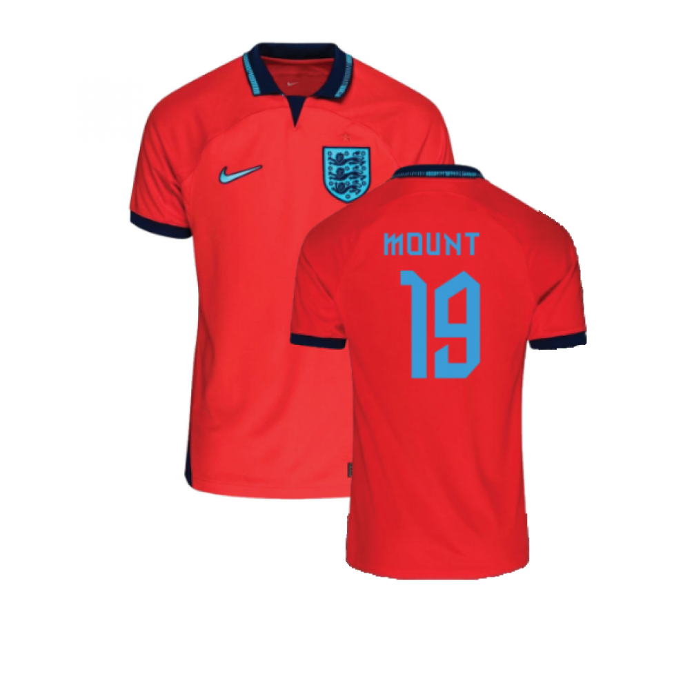 (XLB) 2022-2023 England Away Shirt (Kids) (Mount 19)