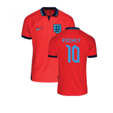 (SB) 2022-2023 England Away Shirt (Kids) (Rooney 10)