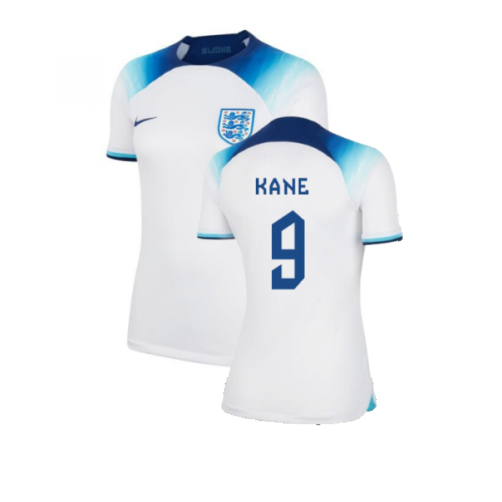 (S) 2022-2023 England Home Shirt (Ladies) (Kane 9)