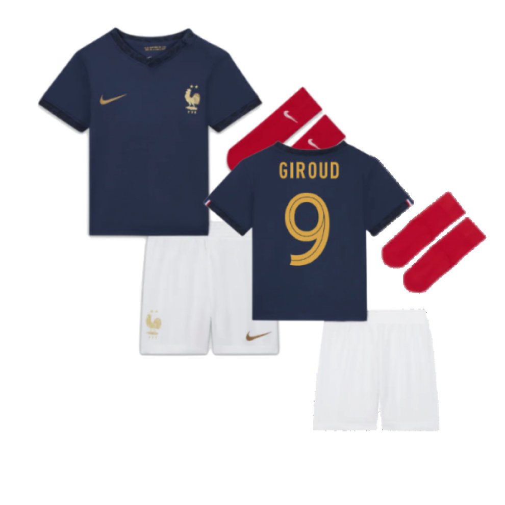 (9-12 Months) 2022-2023 France Home Baby Kit (Infants) (Giroud 9)