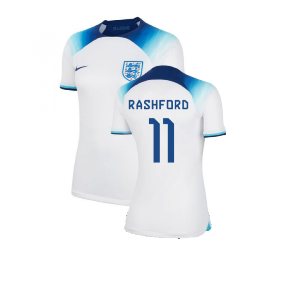 (S) 2022-2023 England Home Shirt (Ladies) (Rashford 11)