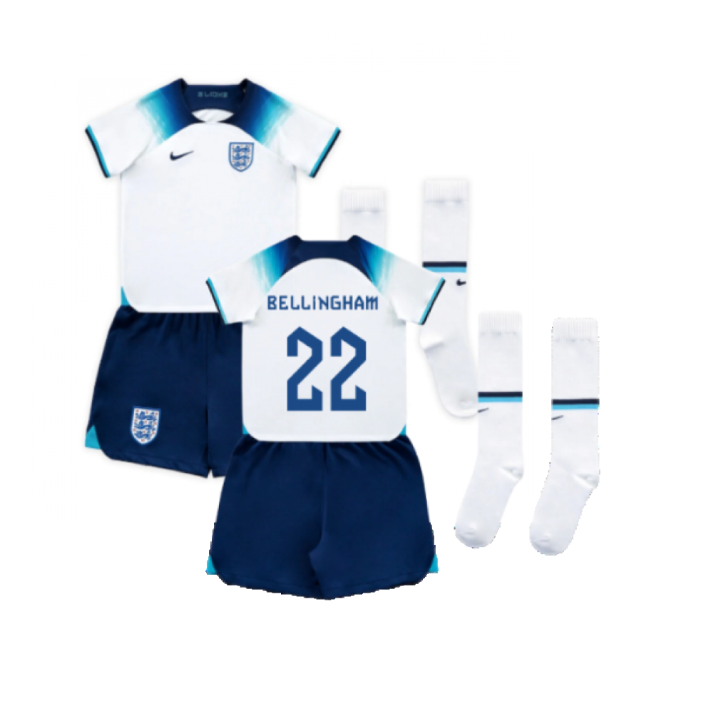 (XSB) 2022-2023 England Home Mini Kit (Bellingham 22)