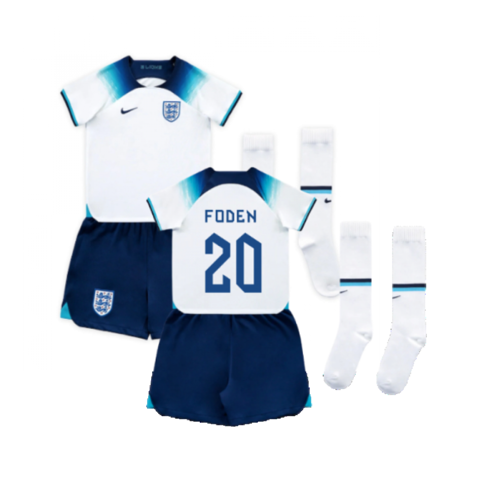 (MB) 2022-2023 England Home Mini Kit (Foden 20)