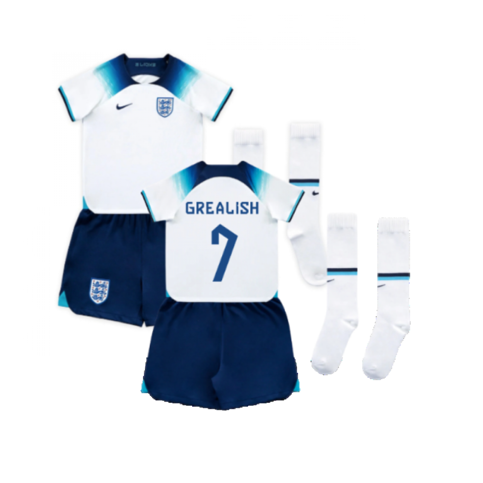 (MB) 2022-2023 England Home Mini Kit (Grealish 7)