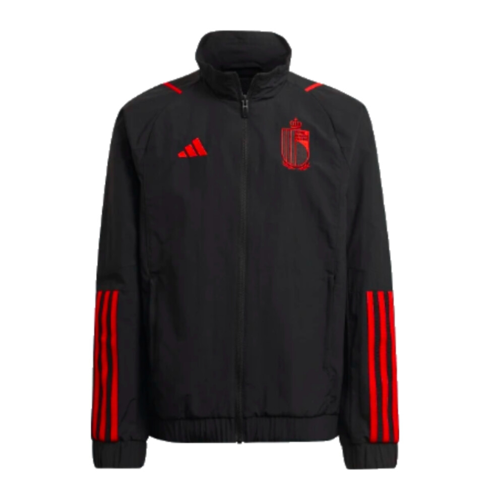 (M) 2022-2023 Belgium Training Jacket (Black)