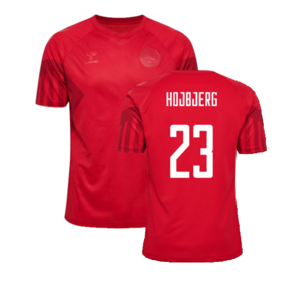 (XXL) 2022-2023 Denmark Home Jersey (Hojbjerg 23)