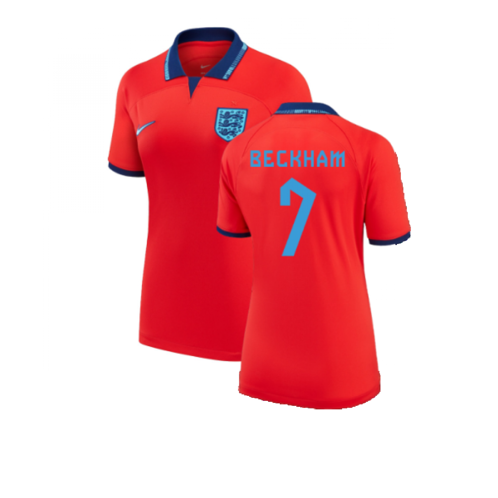Nike (L) 2022-2023 England Away Shirt (Ladies) (Beckham 7)