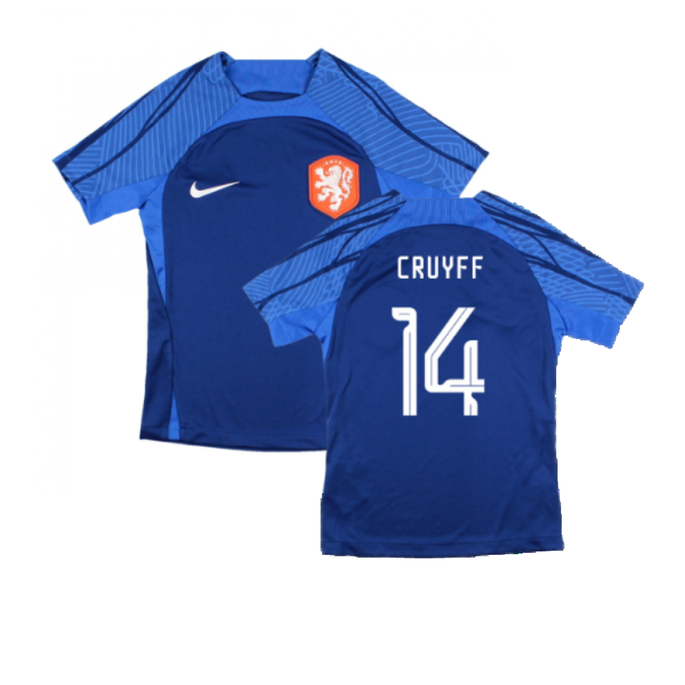 (MB) 2022-2023 Holland Dri-FIT Training Shirt (Blue) - Kids (Cruyff 14)