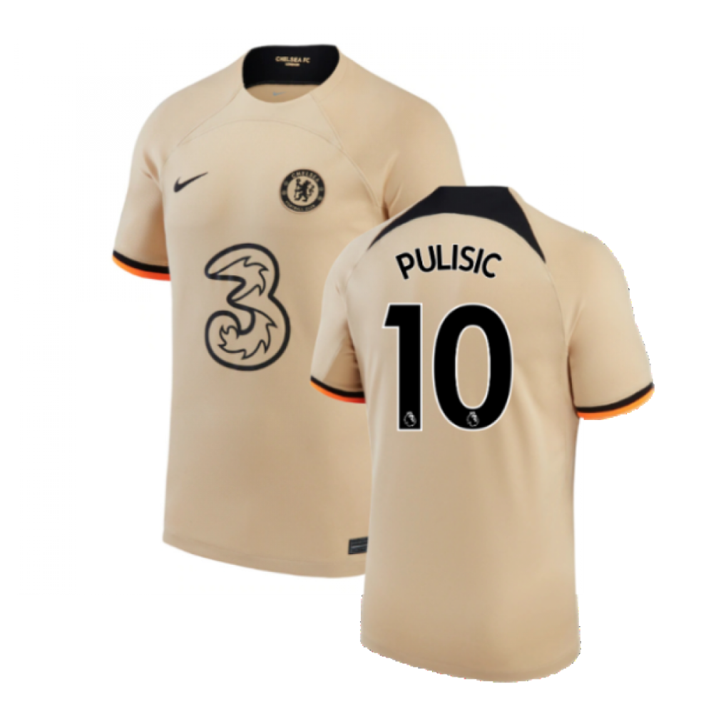 (M) 2022-2023 Chelsea Third Shirt (PULISIC 10)