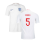 Nike (S) 2018-2019 England Authentic Home Shirt (Stones 5) 1