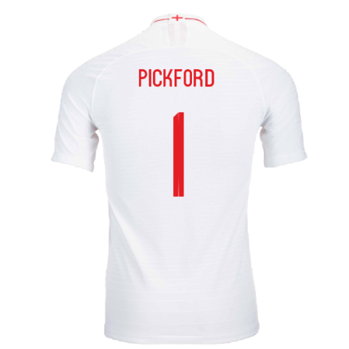 Nike (S) 2018-2019 England Authentic Home Shirt (Pickford 1) 1