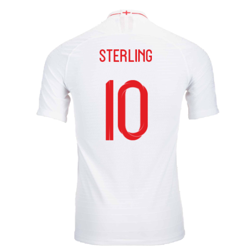 Nike (S) 2018-2019 England Authentic Home Shirt (Sterling 10) 1