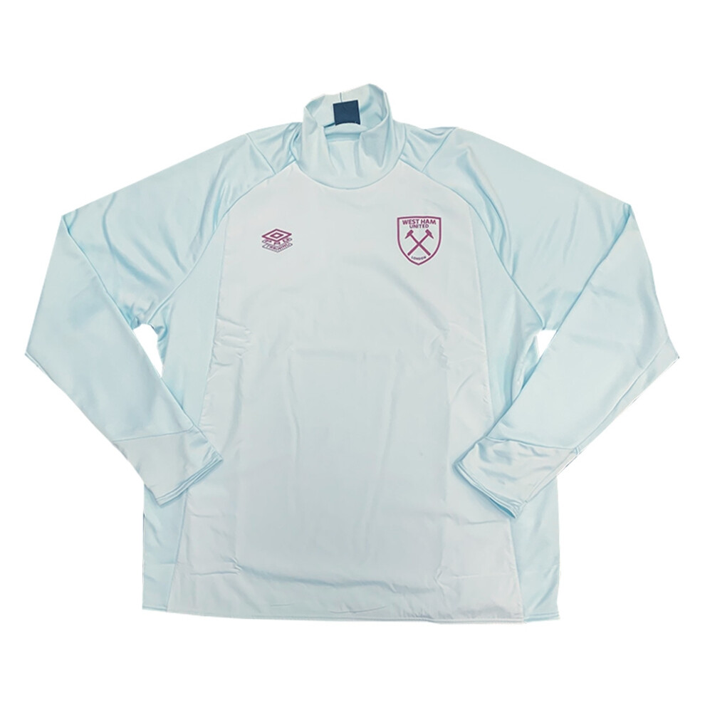 (M) 2022-2023 West Ham Drill Top (U) - Blue Glow