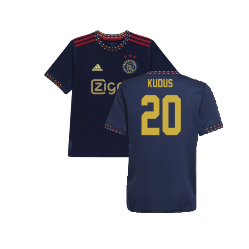 (SB) 2022-2023 Ajax Away Shirt (Kids) (Kudus 20)