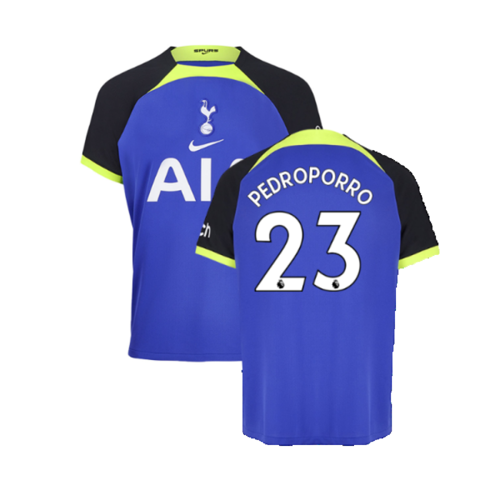 (M) 2022-2023 Tottenham Away Shirt (Pedro Porro 23)