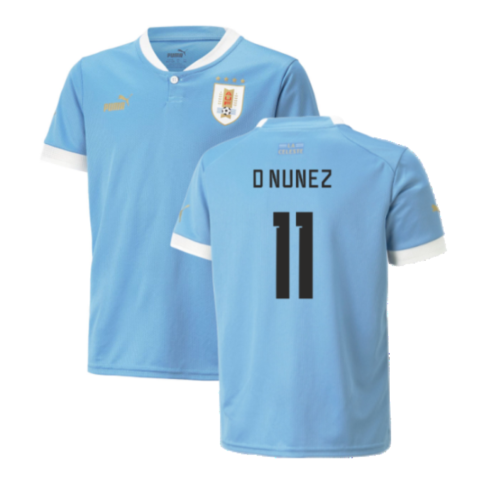 (M) 2022-2023 Uruguay Home Shirt (D Nunez 11)