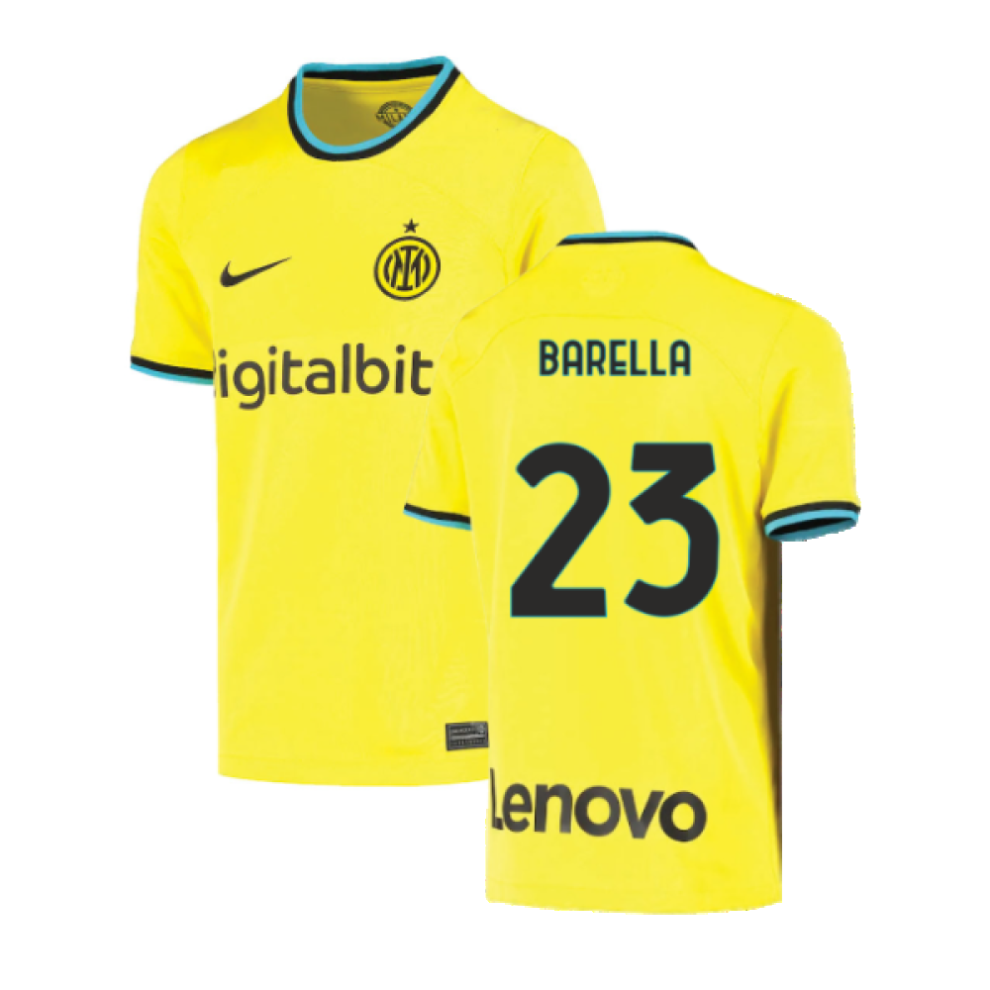 (MB) 2022-2023 Inter Milan Third Shirt (Kids) (BARELLA 23)