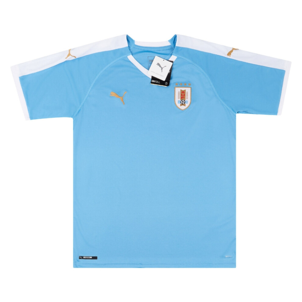 (XL) 2019-2020 Uruguay Home Jersey