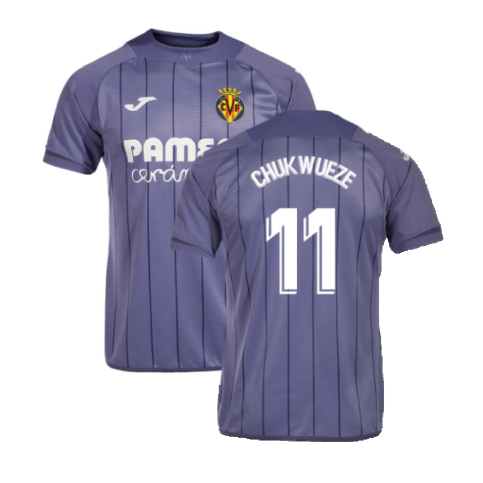 (XL) 2022-2023 Villareal Away Shirt (CHUKWUEZE 11)