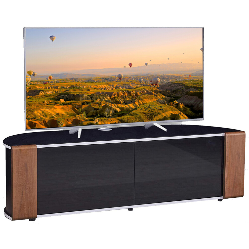 B&Q - Sirius 1600 Black With Beamthru Remote-Friendly Walnut Oak Interchangeable Trims For Flat Screen Tvs Up To 70" - Image 4