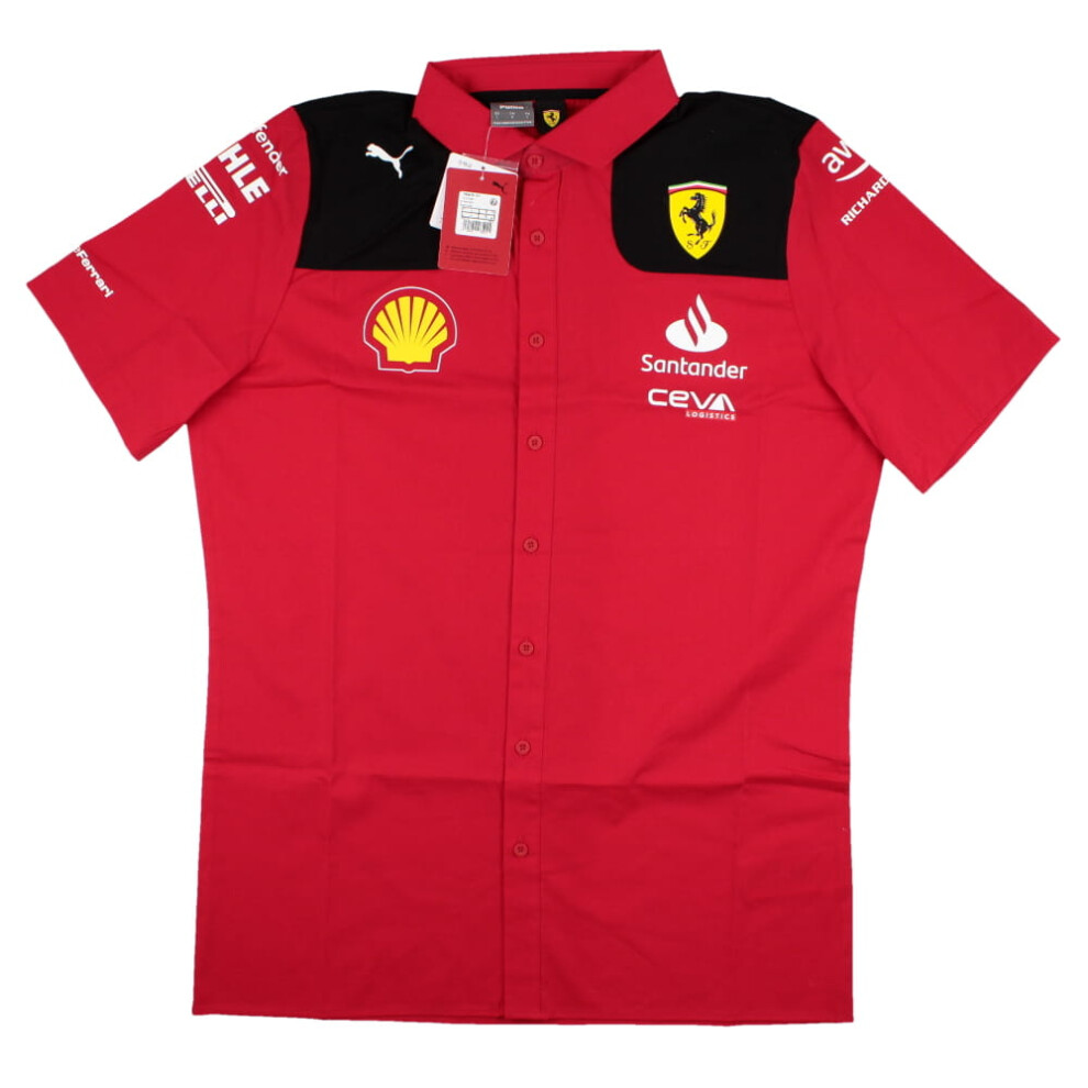 (XXL) 2023 Ferrari Team Shirt (Red)