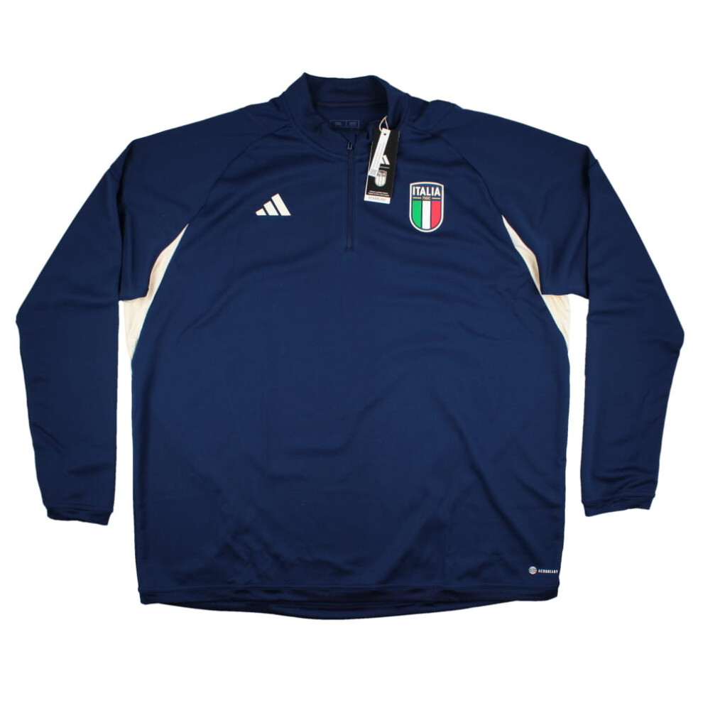 (XXL) 2023-2024 Italy Tiro Taining Top (Dark Blue)