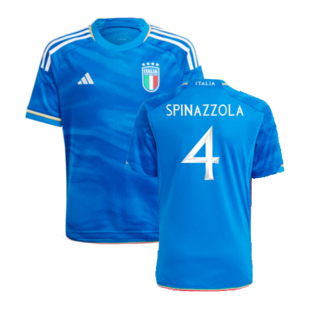 Adidas (Xxl) 2023-2024 Italy Home Shirt (Kids) (Spinazzola 4)