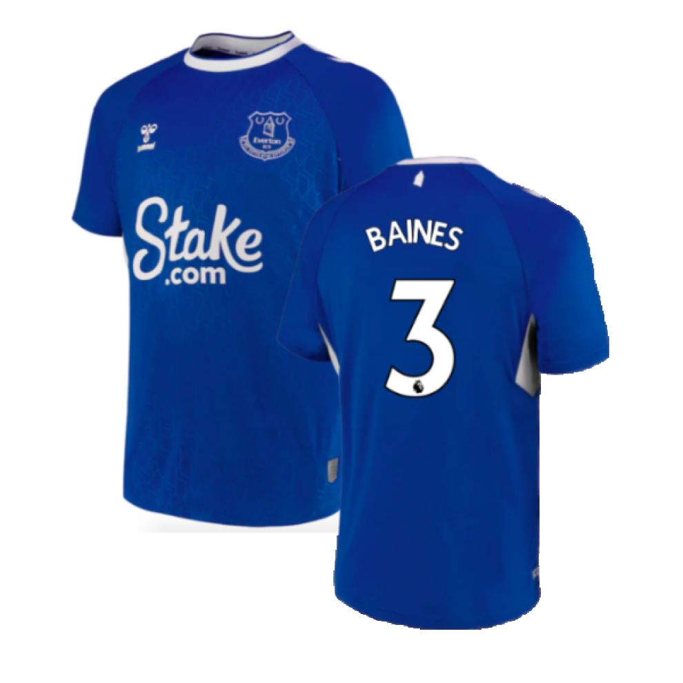 (XXL) 2022-2023 Everton Home Jersey (Kids) (BAINES 3)