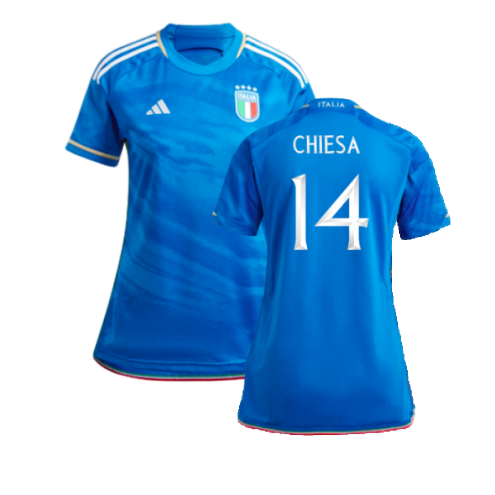 (XXL) 2023-2024 Italy Home Shirt (Ladies) (CHIESA 14)