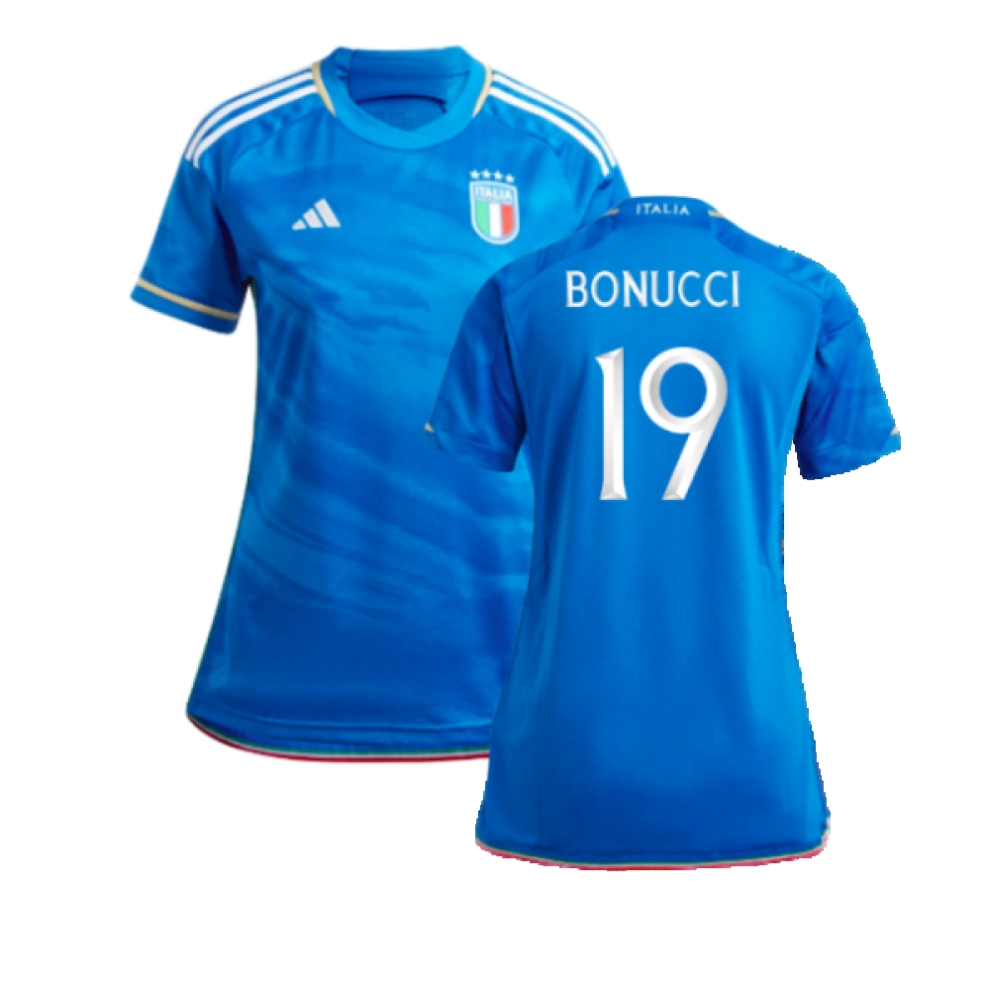 Adidas (Xl) 2023-2024 Italy Home Shirt (Ladies) (Bonucci 19)