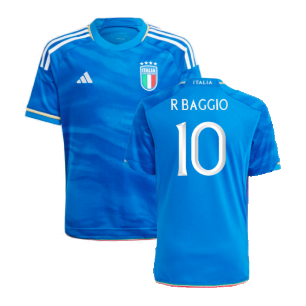 (XXL) 2023-2024 Italy Home Shirt (Kids) (R BAGGIO 10)