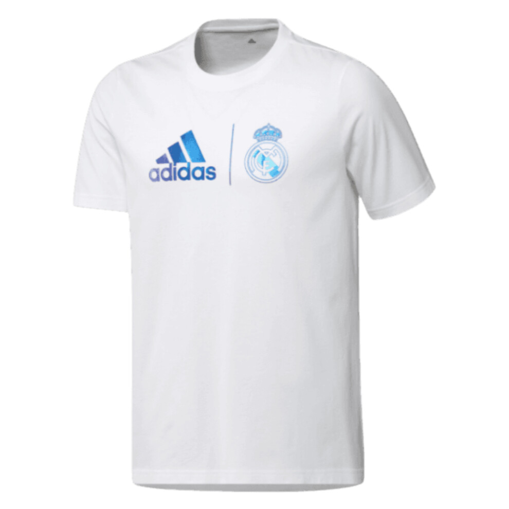 (XXL) 2023 Real Madrid Graphic Tee (White)