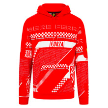 (L) 2023 Ferrari Graphic Hoody (Red)
