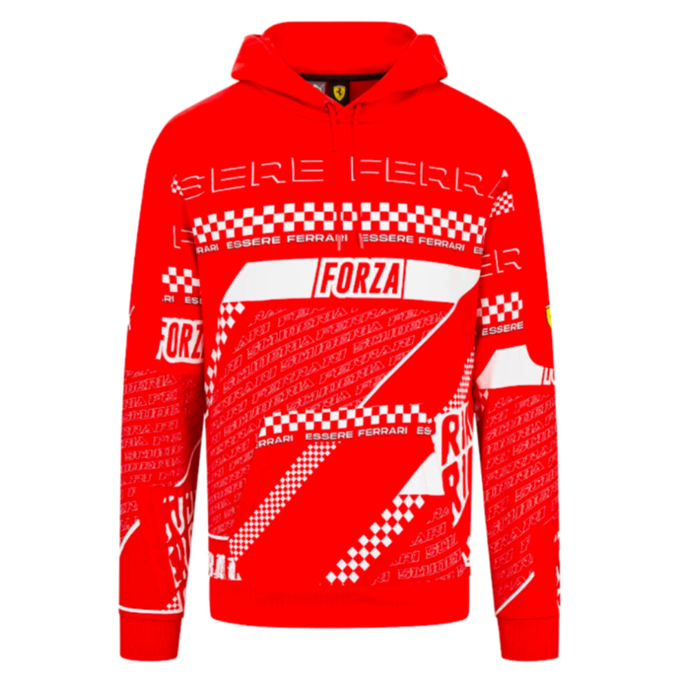 Puma (L) 2023 Ferrari Graphic Hoody (Red) Red