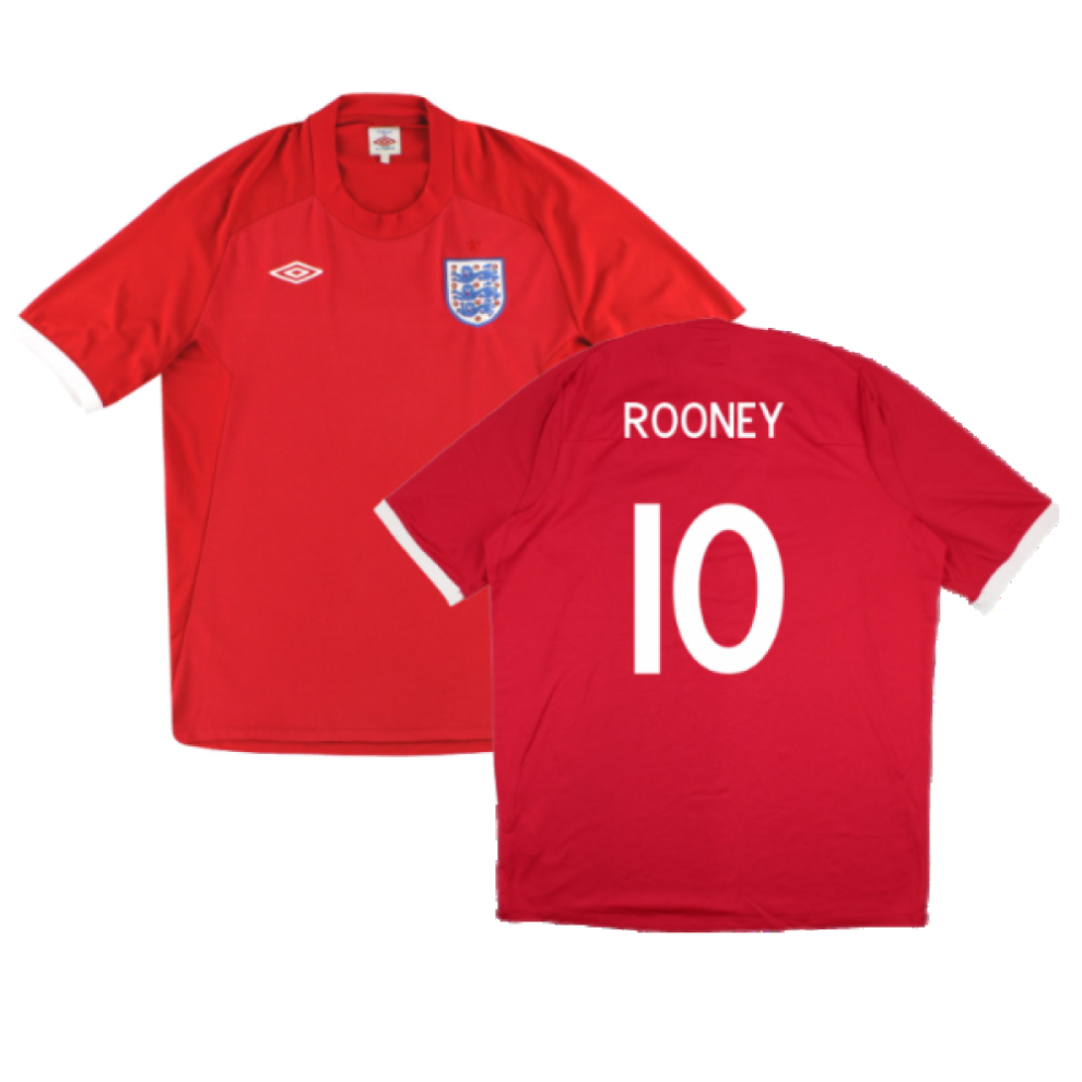 (L) 2010-2011 England Away Shirt (ROONEY 10)