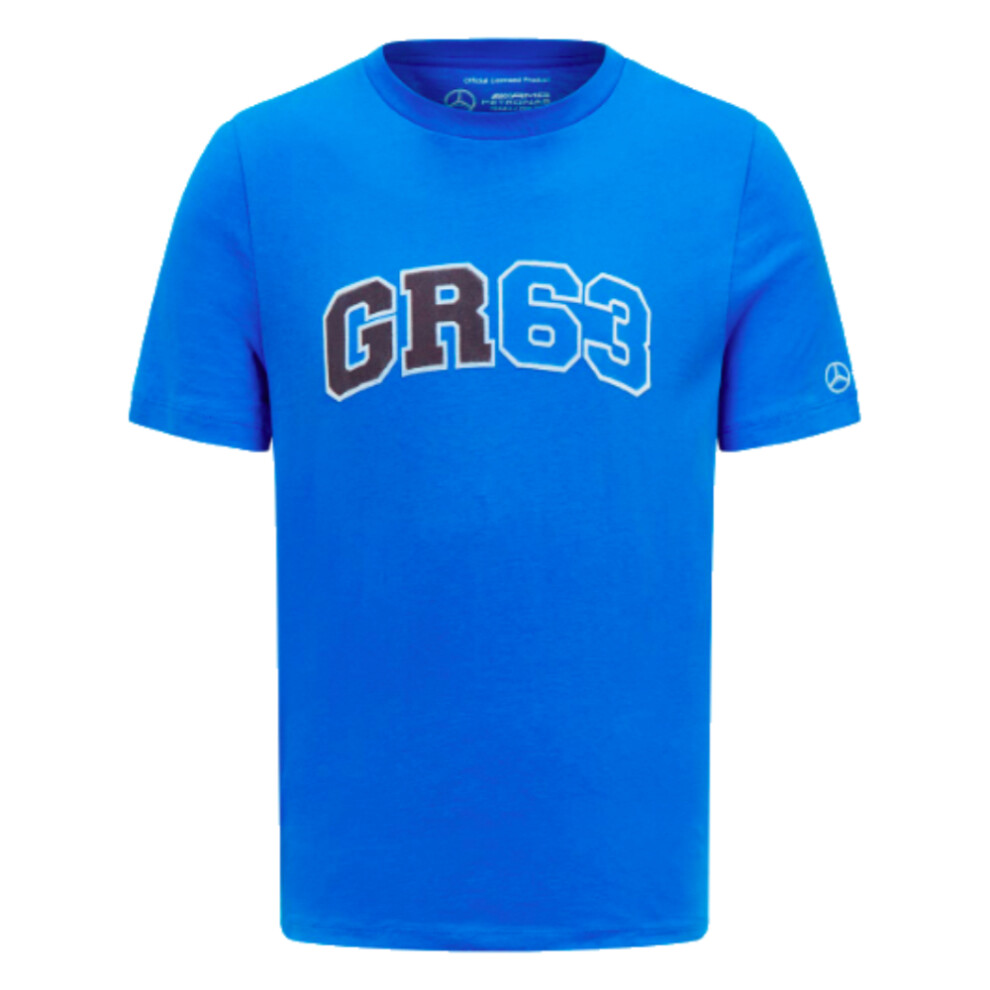 (XXL) 2023 Mercedes George Russell Logo Tee (Blue)